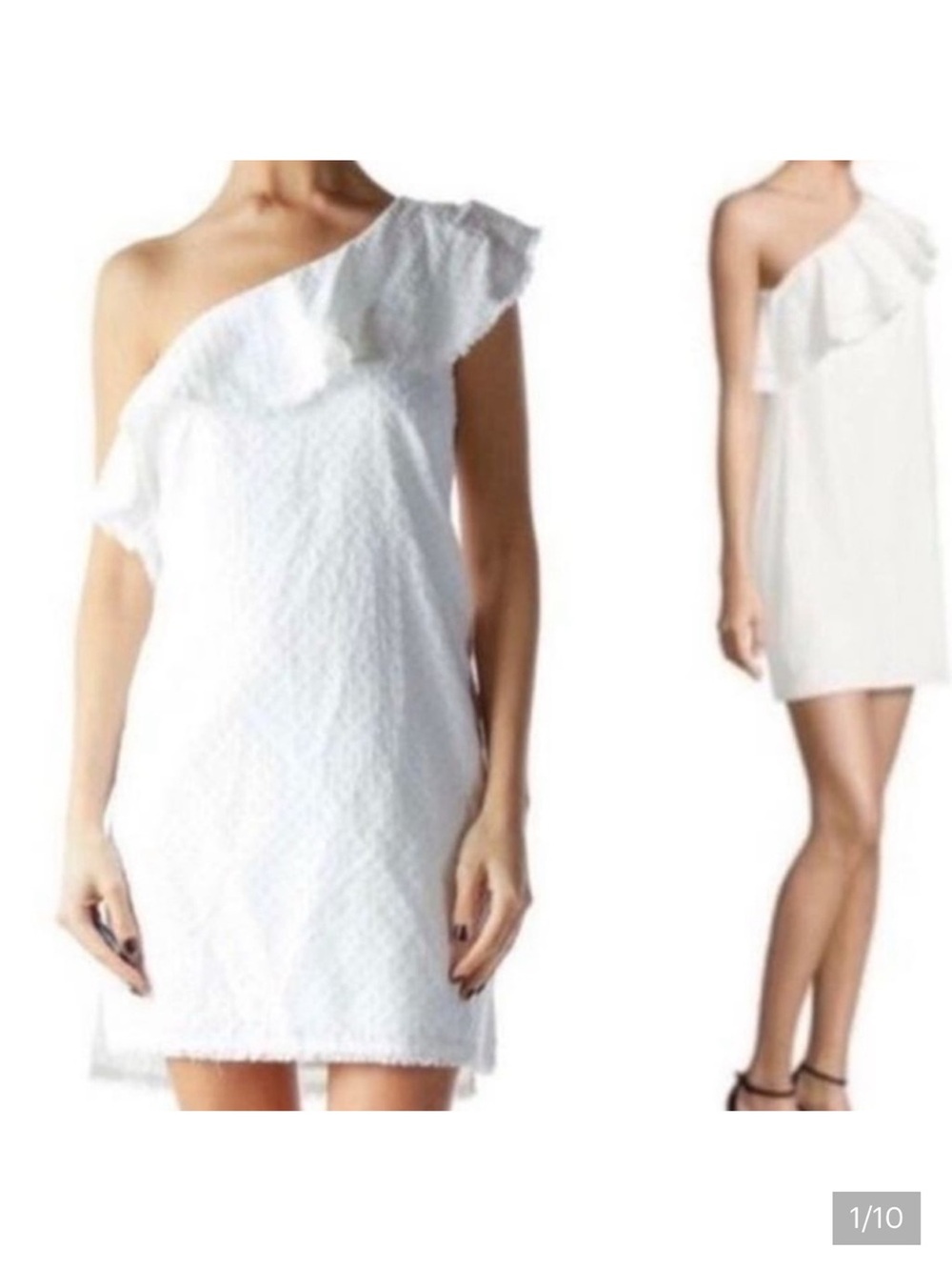 cloth & stone
Cloth & Stone Anthropologie One-Shoulder Eyelet Dress Size Large